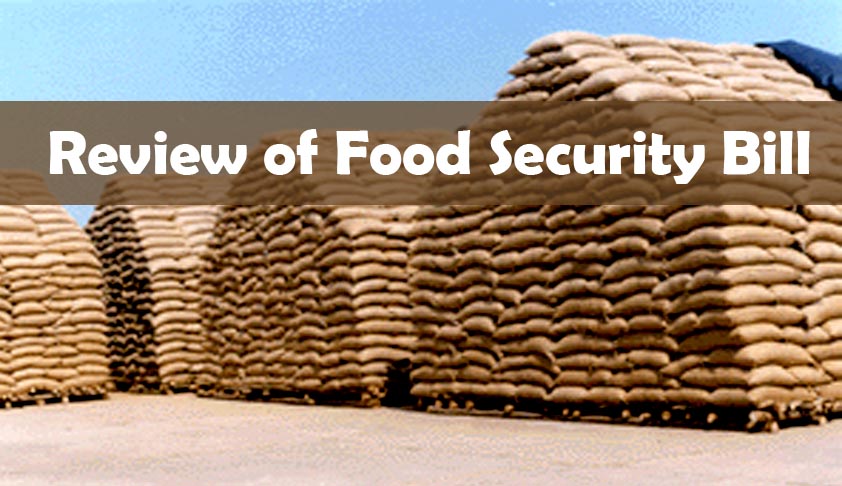 Review of the Implementation Aspect of Food Security legislation in India Review of the Implementation Aspect of Food Security legislation in India