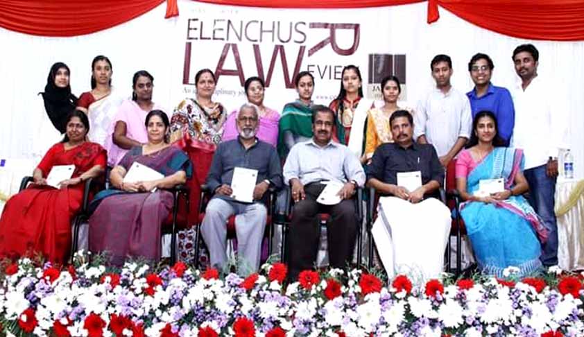 GLC Thrissur launches law review Elenchus Vol. (I) 2015 GLC Thrissur launches law review Elenchus Vol. (I) 2015