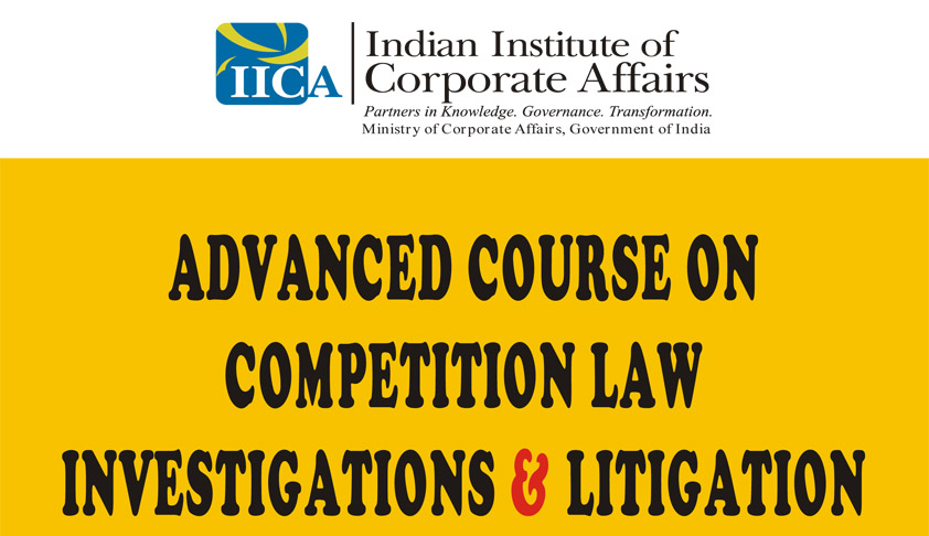 Advanced Course on Competition Law Investigations & Litigation Advanced Course on Competition Law Investigations & Litigation