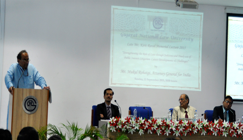 GNLU organizes Late Kirit Raval Memorial Lecture, 2015 GNLU organizes Late Kirit Raval Memorial Lecture, 2015