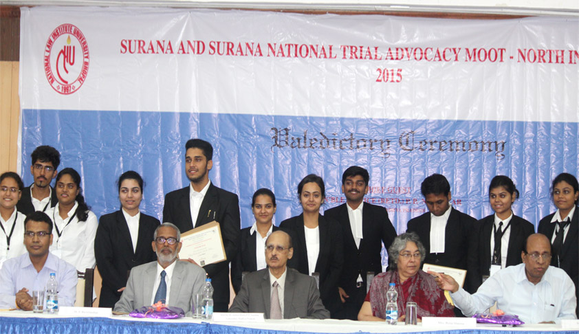 Army Institute of Law, Mohali wins North India Rounds of Surana and Surana National Trial Advocacy Moot Court Competition, 2015 Army Institute of Law, Mohali wins North India Rounds of Surana and Surana National Trial Advocacy Moot Court Competition, 2015