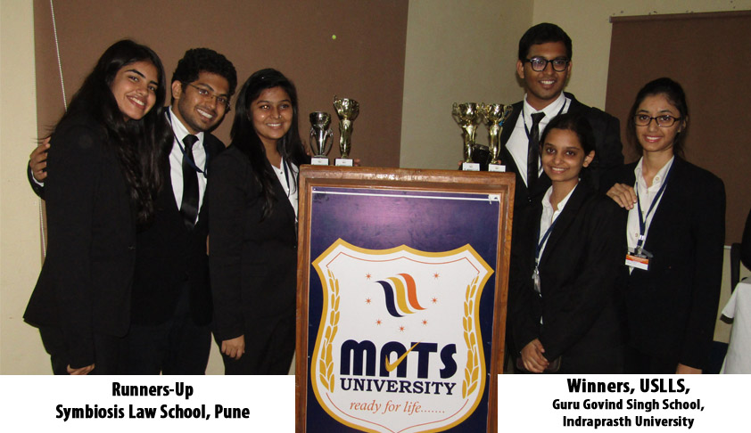 USLLS, Guru Govind Singh School, Indraprasth University wins 3rd Shri Mangilal Pagariya National Moot Court Competition on IPR USLLS, Guru Govind Singh School, Indraprasth University wins 3rd Shri Mangilal Pagariya National Moot Court Competition on IPR
