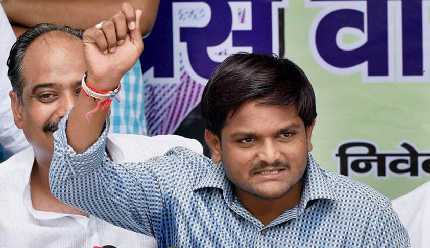 SC notice to Gujarat Govt. on Hardik Patel’s fresh plea against Sedition Charges SC notice to Gujarat Govt. on Hardik Patel’s fresh plea against Sedition Charges