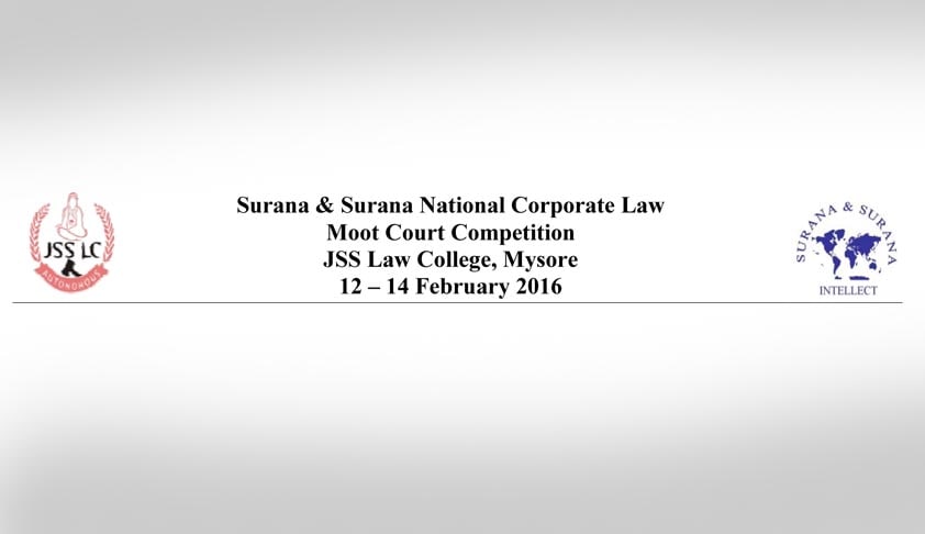 14th Surana & Surana National Corporate Law Moot Court Competition & National Judgment Writing Competition on Corporate Law 14th Surana & Surana National Corporate Law Moot Court Competition & National Judgment Writing Competition on Corporate Law