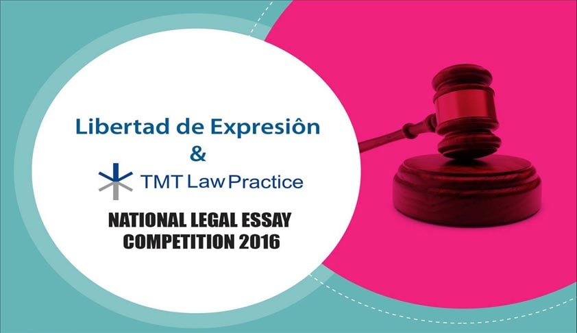 National Legal Essay Writing Competition, 2016 National Legal Essay Writing Competition, 2016