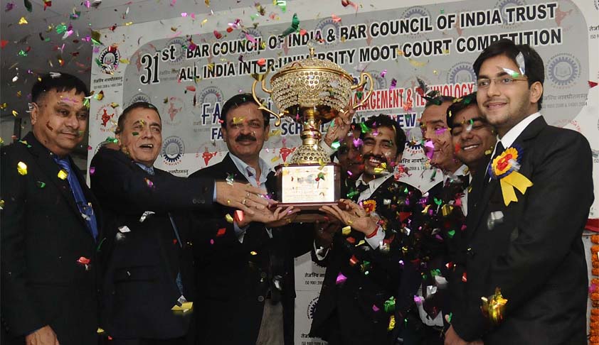 Institute of law, Nirma University wins the 31st All India Inter-University Moot Court Competition Institute of law, Nirma University wins the 31st All India Inter-University Moot Court Competition