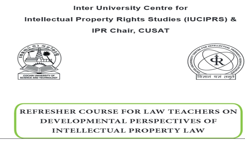 Refresher Course on IPR for Law Teachers 2017 Refresher Course on IPR for Law Teachers 2017