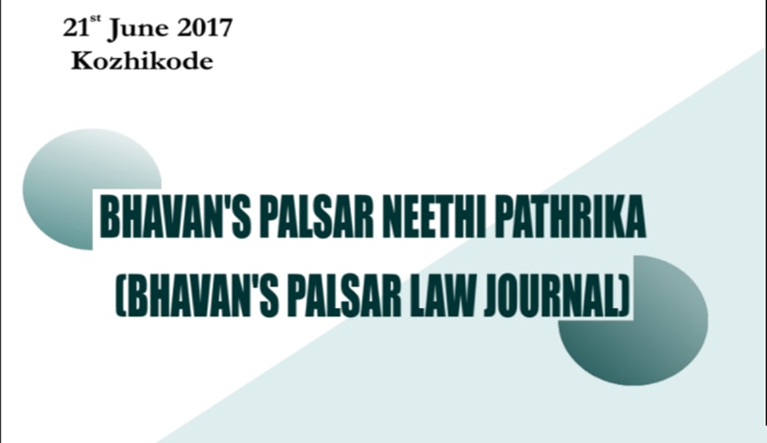 Call for Papers: Bhavans Palsar Neethi Pathrika Call for Papers: Bhavans Palsar Neethi Pathrika