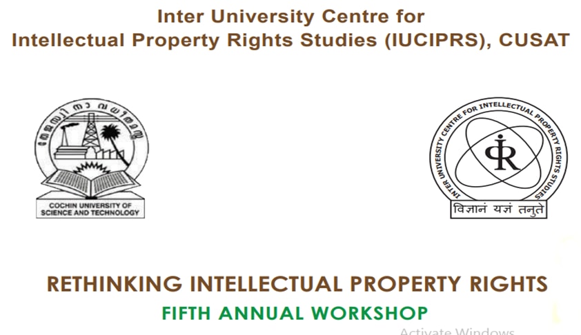 Rethinking Intellectual Property Rights - Fifth Annual Workshop Rethinking Intellectual Property Rights - Fifth Annual Workshop