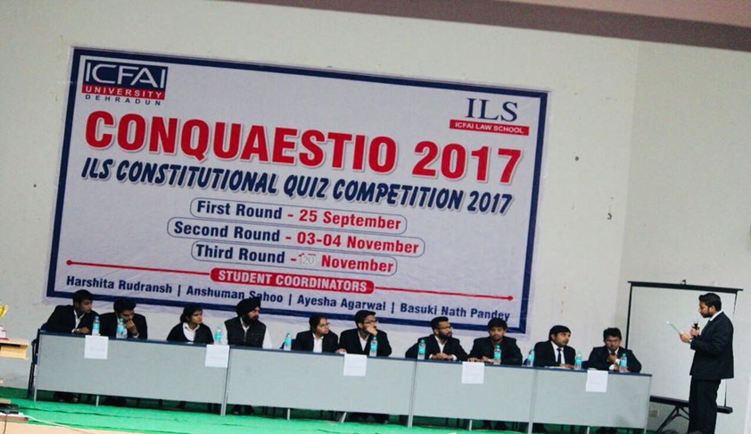 ConQuaestio 2017: ICFAI Law School’s Constitutional Quiz Competition 2017 Concludes Successfully ConQuaestio 2017: ICFAI Law School’s Constitutional Quiz Competition 2017 Concludes Successfully
