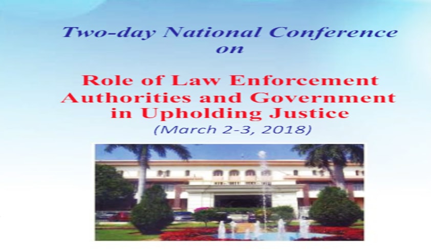 Pondicherry Universitys National Conference on Upholding Justice (Mar 2‐3, 2018) Pondicherry Universitys National Conference on Upholding Justice (Mar 2‐3, 2018)