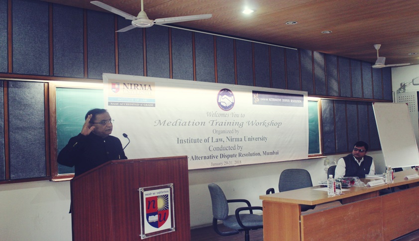 Mediation Workshop Held for Nirma University Students by Firdosh S Karanchiwala Mediation Workshop Held for Nirma University Students by Firdosh S Karanchiwala