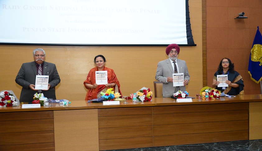 RGNUL Organizes National Seminar on “Right to Information” RGNUL Organizes National Seminar on “Right to Information”