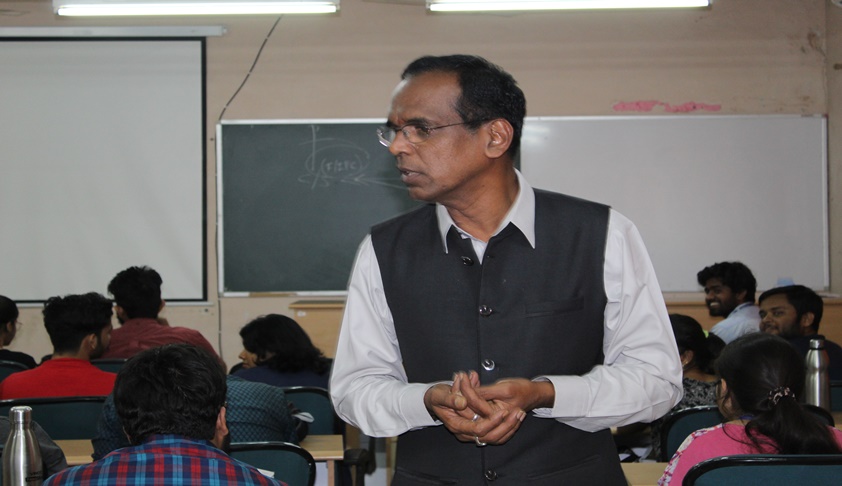 Prof Tamma Suryanarayana Sastry Delivers Lecture at MNLU Aurangabad Prof Tamma Suryanarayana Sastry Delivers Lecture at MNLU Aurangabad