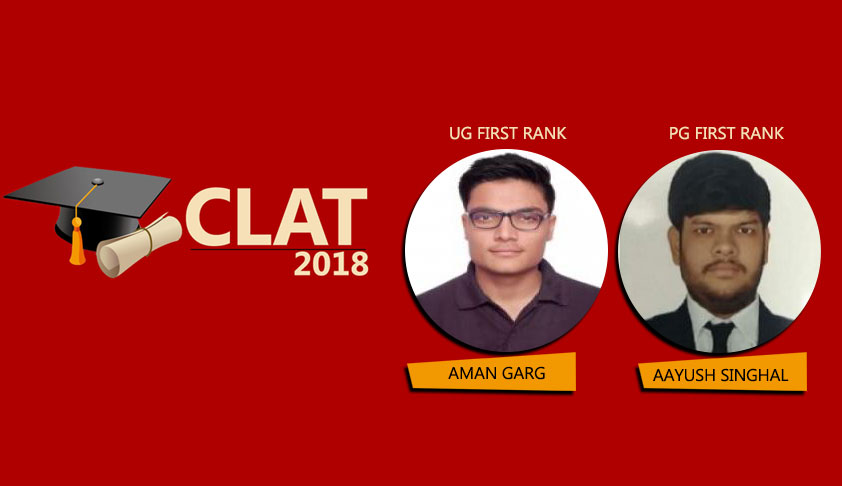 CLAT 2018: Rajasthan Students Clinch Top Four Positions In UG & First Position In PG CLAT 2018: Rajasthan Students Clinch Top Four Positions In UG & First Position In PG