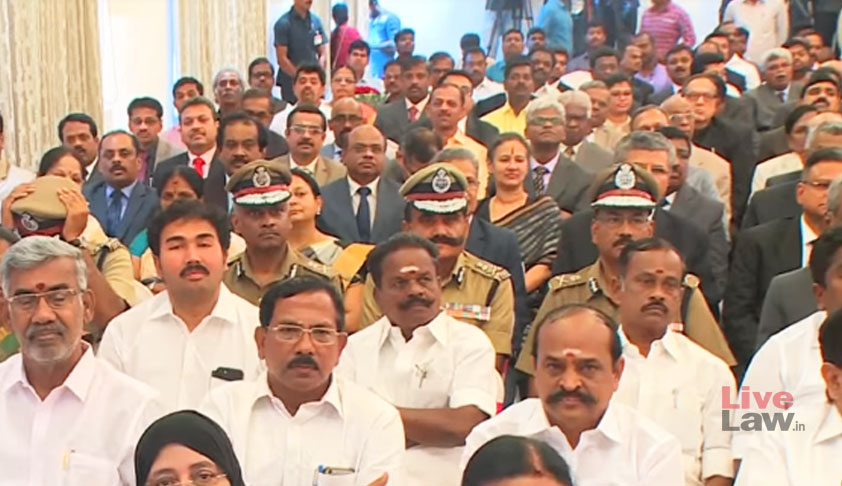 Seating Arrangement At New Madras HC CJ’s Swearing-In Ceremony Irks Judges Seating Arrangement At New Madras HC CJ’s Swearing-In Ceremony Irks Judges