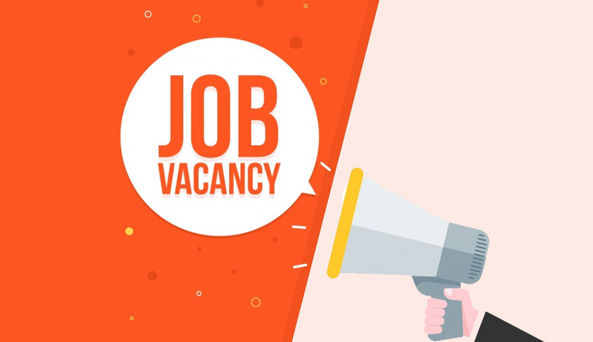 Recruitment Notification: Law Research Associates in NCLT Recruitment Notification: Law Research Associates in NCLT