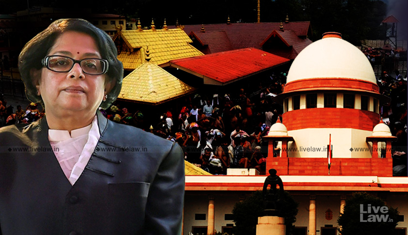 The Sabarimala Judgment – II: Justice Malhotra, Group Autonomy, And Cultural Dissent The Sabarimala Judgment – II: Justice Malhotra, Group Autonomy, And Cultural Dissent