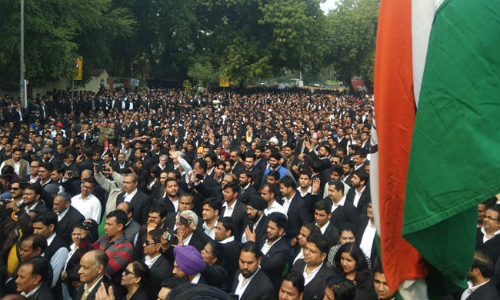 Accept Our Genuine Demands:Lawyers Across India Protest For Welfare Measures Accept Our Genuine Demands:Lawyers Across India Protest For Welfare Measures