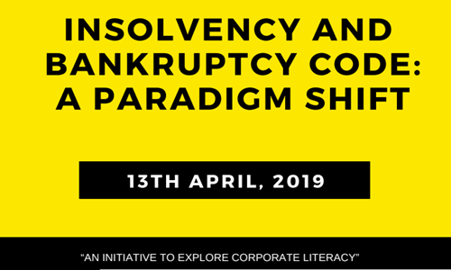 CNLU: One Day National Seminar On Insolvency And Bankruptcy Code: A Paradigm Shift CNLU: One Day National Seminar On Insolvency And Bankruptcy Code: A Paradigm Shift