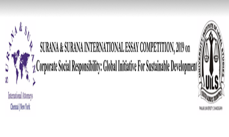Surana & Surana – UILS, Panjab University International Essay Competition 2019 Surana & Surana – UILS, Panjab University International Essay Competition 2019