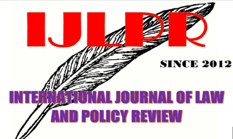 Call For Papers: International Journal Of Law And Policy Review (IJLPR) Vol. 8, No. 2 By NUJS Call For Papers: International Journal Of Law And Policy Review (IJLPR) Vol. 8, No. 2 By NUJS