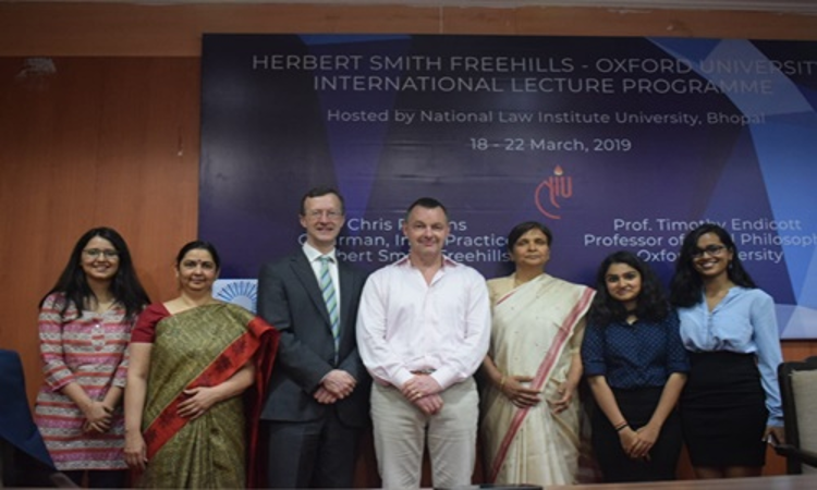 HSF-Oxford ILP Being Conducted At NLIU Bhopal HSF-Oxford ILP Being Conducted At NLIU Bhopal