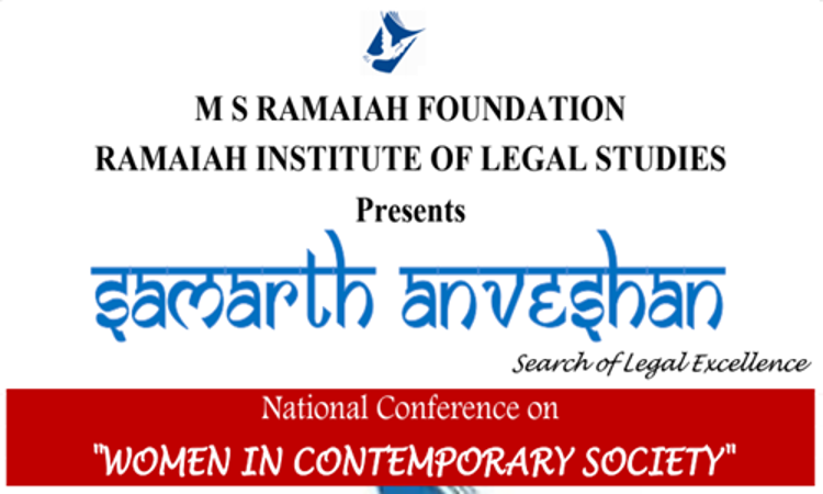 Call For Papers: Conference On Women In Contemporary Society At RILS, Bangalore Call For Papers: Conference On Women In Contemporary Society At RILS, Bangalore