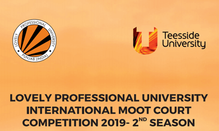 Lovely Professional University: International Moot Court Competition 2019 Lovely Professional University: International Moot Court Competition 2019