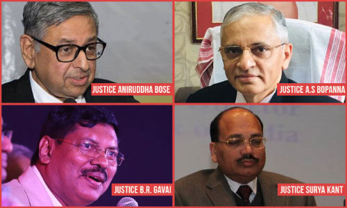 Justices B R Gavai, Surya Kant, Aniruddha Bose And A S Bopanna Sworn-in As SC Judges Justices B R Gavai, Surya Kant, Aniruddha Bose And A S Bopanna Sworn-in As SC Judges