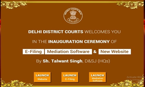 Now District Court In Delhi Launches E-Filing For Arbitration Matters, Test Run On Now District Court In Delhi Launches E-Filing For Arbitration Matters, Test Run On
