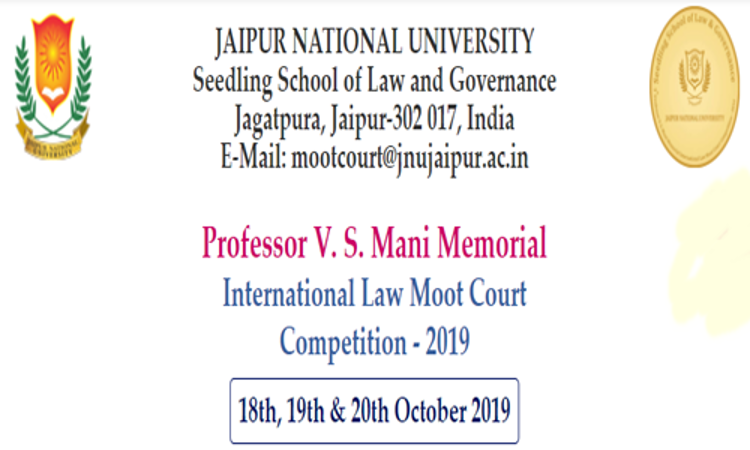 8th Professor V S Mani Memorial Law Moot Court, Jaipur National University 8th Professor V S Mani Memorial Law Moot Court, Jaipur National University