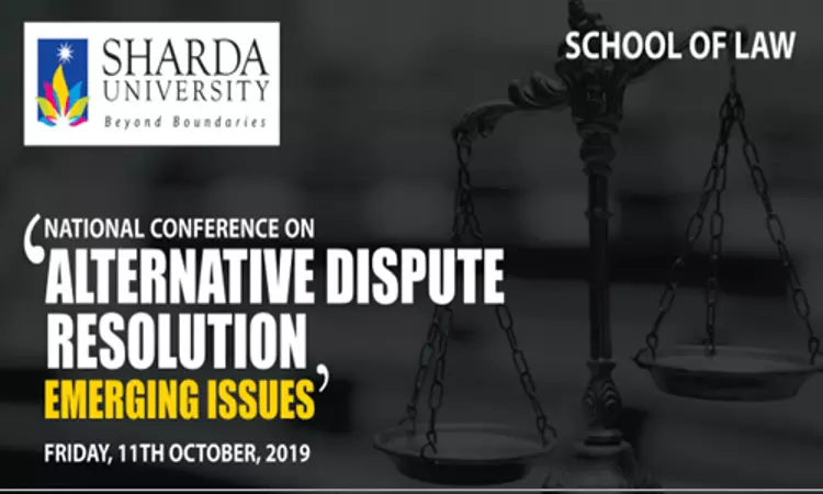 Call For Papers: Conference On ADR At Sharda University, Delhi Call For Papers: Conference On ADR At Sharda University, Delhi