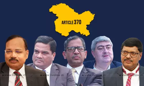 Article 370 : SC Constitution Bench Adjourns Hearing Till November 14 For Centres Reply Article 370 : SC Constitution Bench Adjourns Hearing Till November 14 For Centres Reply
