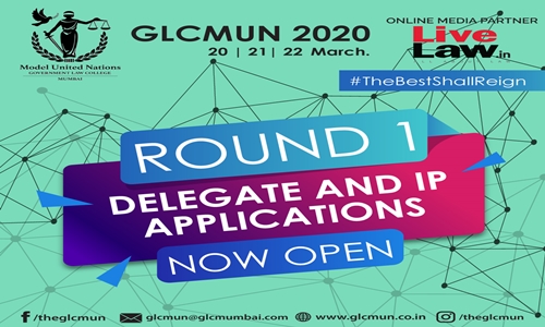Applications Invited For Round 1 Of Delegate And IP Applications Of GLCMUN20 Applications Invited For Round 1 Of Delegate And IP Applications Of GLCMUN20