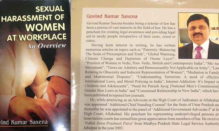 Book Review: Sexual Harassment Of Women At Workplace By Govind Kumar Saxena Book Review: Sexual Harassment Of Women At Workplace By Govind Kumar Saxena