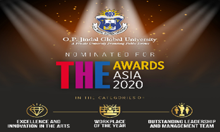 JGU Shortlisted For Times Higher Education Asia Awards 2020 JGU Shortlisted For Times Higher Education Asia Awards 2020