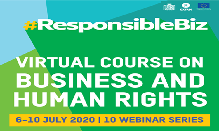 Oxfam-HURBA Business And Human Rights Course 2020 Oxfam-HURBA Business And Human Rights Course 2020