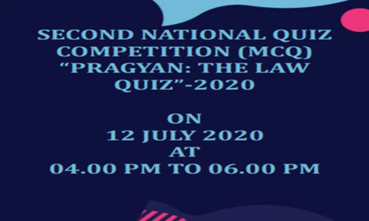 2nd National Quiz Competition - PRAGYAN: The Law Quiz-2020 At Modern College of Law 2nd National Quiz Competition - PRAGYAN: The Law Quiz-2020 At Modern College of Law