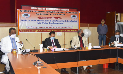 Chhattisgarh Organizes Indias First E-Lok Adalat; Settles 2270 Cases Via Video Conferencing Chhattisgarh Organizes Indias First E-Lok Adalat; Settles 2270 Cases Via Video Conferencing