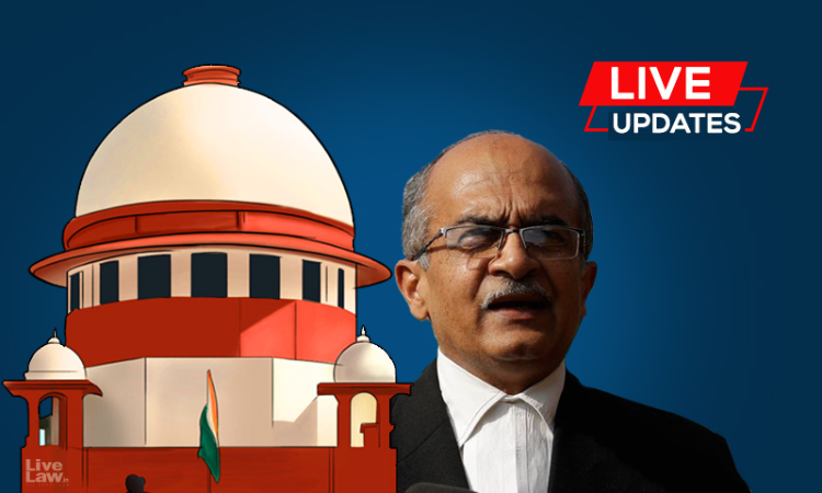 Prashant Bhushan Contempt Case : Live Updates From SC Prashant Bhushan Contempt Case : Live Updates From SC