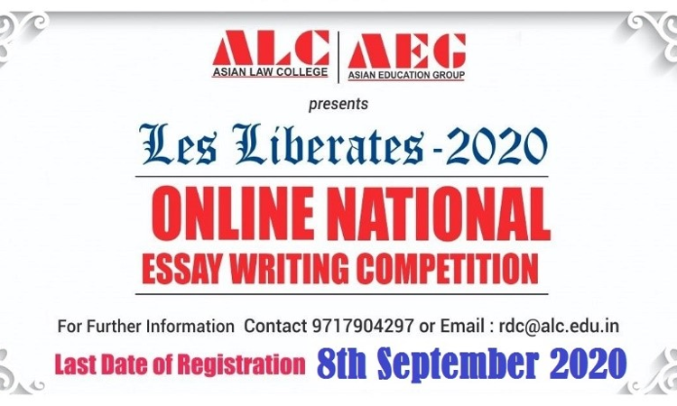 ALCs Les Liberates Online Essay Writing Competition ALCs Les Liberates Online Essay Writing Competition