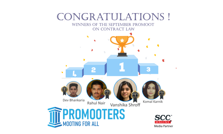 ProMoot Interview Series: September ProMoot Winner, Vanshika Shroff ProMoot Interview Series: September ProMoot Winner, Vanshika Shroff