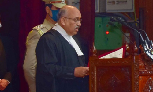 Justice Pankaj Mithal Sworn In As Chief Justice Of Jammu & Kashmir High Court Justice Pankaj Mithal Sworn In As Chief Justice Of Jammu & Kashmir High Court