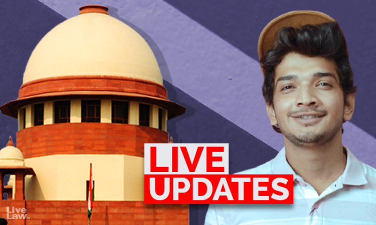 Munawar Faruqui Case : Supreme Court Grants Ad-Interim Bail;Stays Production Warrant In UP Case -Live Updates From Hearing Munawar Faruqui Case : Supreme Court Grants Ad-Interim Bail;Stays Production Warrant In UP Case -Live Updates From Hearing