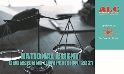 ALC National Online Client Counseling Competition 2021: Register By 22nd February ALC National Online Client Counseling Competition 2021: Register By 22nd February