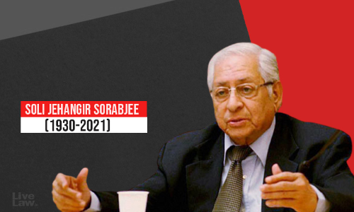 Soli, Thank You And Goodbye- A Tribute To Soli Sorabjee By Senior Advocate Sanjay Hegde Soli, Thank You And Goodbye- A Tribute To Soli Sorabjee By Senior Advocate Sanjay Hegde