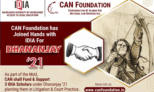 IDIA and CAN Foundation Sign MoU For Supporting IDIA Scholars Under Project Dhananjay IDIA and CAN Foundation Sign MoU For Supporting IDIA Scholars Under Project Dhananjay