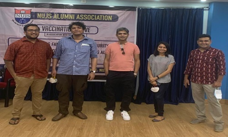 WBNUJS Kolkata: Alumni Association Conducted Vaccination Drive WBNUJS Kolkata: Alumni Association Conducted Vaccination Drive