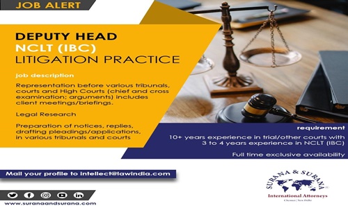 Legal Professional Vacancy At Surana & Surana International Attorneys Legal Professional Vacancy At Surana & Surana International Attorneys